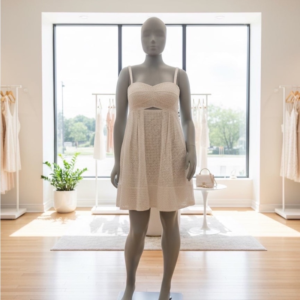 White Lace Club Monaco Mini Dress